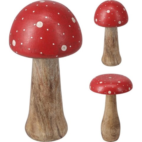 FUNGO LEGNO ROSSO POIX 13X13X20